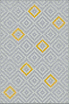 Dywan nowoczesny do salonu DATO Złoty METEO