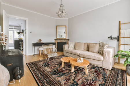 Dywan wełniany do salonu Agnella MOSTAR Ciemno Beżowy AGNUS