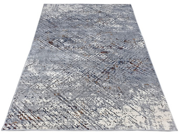 Dywan nowoczesny do salonu ADAN Szary 802 WENEZJA
