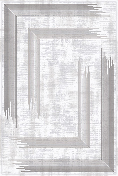 Dywan nowoczesny do salonu Dywilan MIA 2 Kremowo Szary GORDION