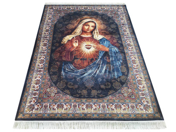 Dywan jedwabny do kościoła MARYJA QUM SILK