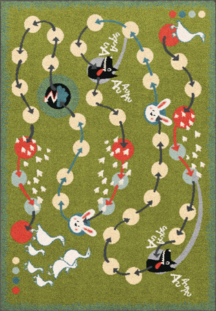 Dywan dla dzieci Agnella MYK Kiwi Zielony FUNKY TOP