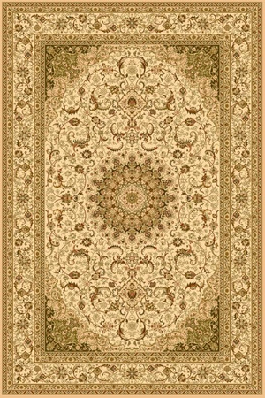 Dywan wełniany do salonu SANTORINI Krem ISFAHAN
