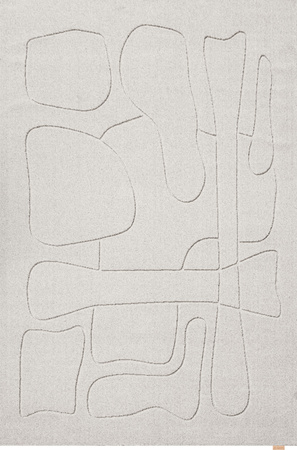 Dywan wełniany do salonu Agnella MORPHIC Jasny Szary MORPHIC