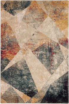 Dywan wełniany do salonu Dywilan RAMI Szmaragd Beżowy OMEGA