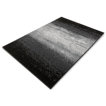 Dywan do salonu nowoczesny SUNSET Biało Czarny Biel Black ALFA