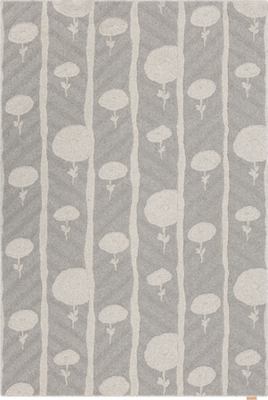 Dywan wełniany do salonu Agnella MODERNE Szary NOBLE