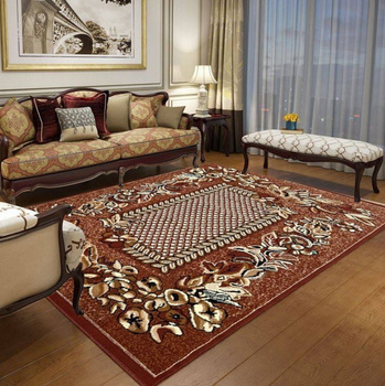 Dywan klasyczny do salonu BRAMA 7192 Brązowy KATLA