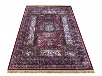 Dywan do salonu klasyczny Omar Marrakech 01 Czerwony
