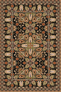 Dywan klasyczny do salonu FD Agnella CUCHA Czarny STANDARD