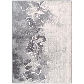 Dywan wełniany do salonu ASZUR Popielaty MAGIC