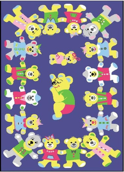 Dywan dziecięcy ROB Granat CANDY