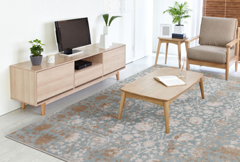 Dywan klasyczny do salonu Agnella FD KORNAK Zielony Miętowy SENSI