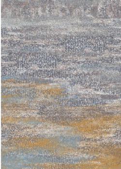 Dywan nowoczesny do salonu RUST Złoty SOFT