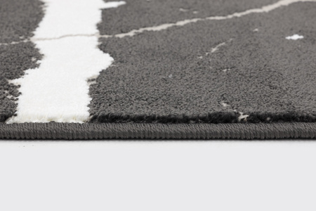 Dywan nowoczesny do salonu BLACKY Antracyt SOFT SHRINK
