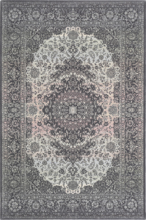 Dywan wełniany do salonu Agnella LIROS Antracytowy DIAMOND