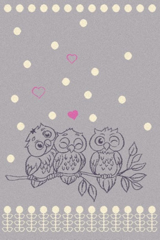 Dywan dla dzieci GUFF Szary FUNKY