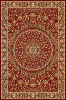 Dywan wełniany do salonu Agnella LIWIA Rubin AGNUS