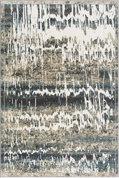 Dywan nowoczesny do salonu LISTERIA Szary TOUCH