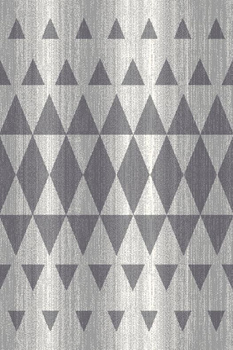 Dywan nowoczesny do salonu NOTE Popiel SOFT