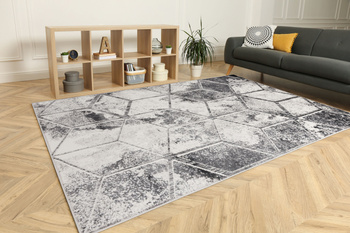 Dywan nowoczesny do salonu Agnella FD SONNA Popielaty SENSI