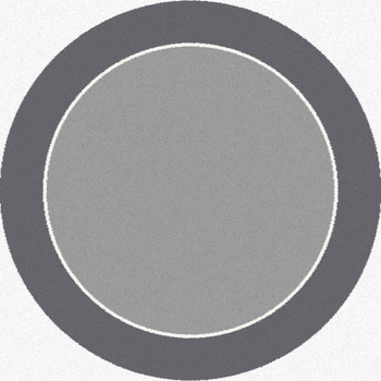 Dywan nowoczesny do salonu RANDO Granit Koło SOFT