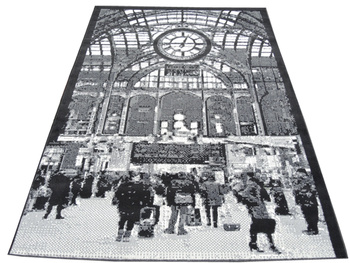 Dywan nowoczesny do salonu GRAND CENTRAL Popielaty CITY
