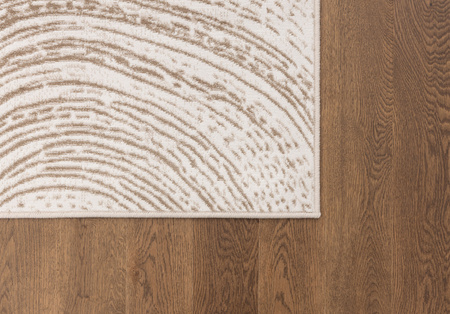 Dywan nowoczesny do salonu Agnella FD BRANCO Perła Kremowo Beżowy SENSI