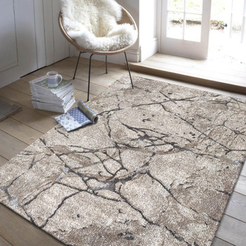 Dywan nowoczesny do salonu KRESKOWO 25 Beżowy PANAMERO