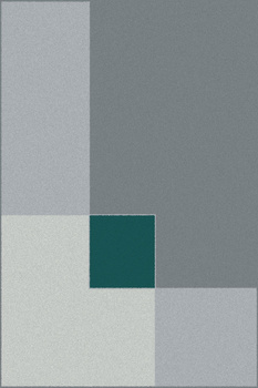 Dywan nowoczesny do salonu NELIO Zielony METEO