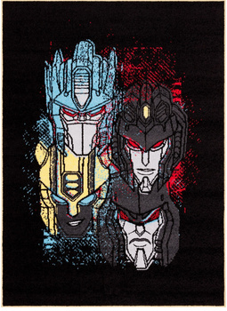 Dywan do pokoju dziecięcego ELECTRO Czerń TECH