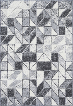 Dywan nowoczesny do salonu MATO Szary ECO