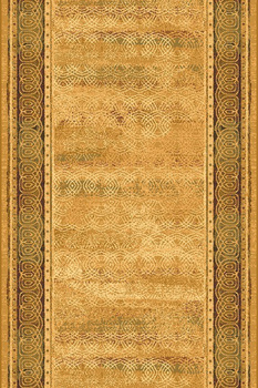 Dywan wełniany na korytarz Dywilan LAVA Miód Chodnik OMEGA