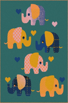 Dywan dziecięcy Agnella NORSU Zielony DREAM