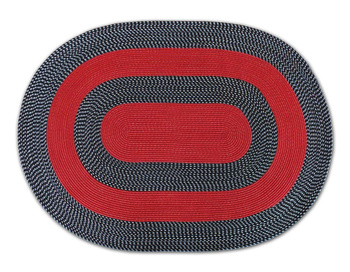 Dywan do łazienki Maestro owalne - czerwone