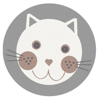 Dywan dziecięcy Agnella TOMDO Popiel Koło SOFT