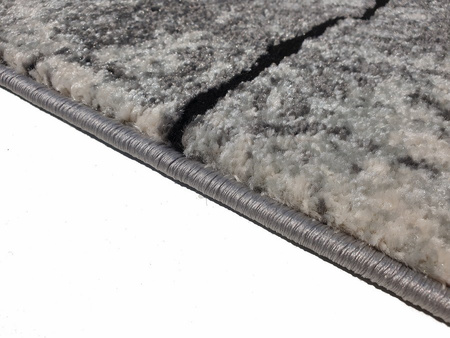 Dywan nowoczesny do salonu PNIAK Szary RC104 RAINBOW