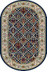 Dywan klasyczny do salonu TAMIR Owal Granat STANDARD