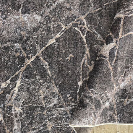 Dywan nowoczesny do salonu KRESKOWO 25 Szary PANAMERO
