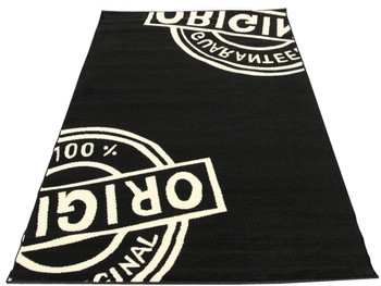 Dywan nowoczesny do salonu ORIGINAL Czarny CITY