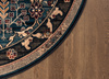 Dywan wełniany do salonu AMARA Szmaragd Koło ISFAHAN