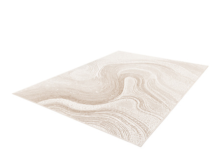 Dywan nowoczesny do salonu Agnella FD BRANCO Perła Kremowo Beżowy SENSI