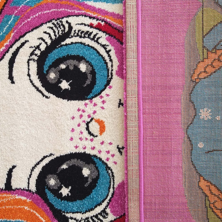 Dywan dziecięcy dla dzieci MAŁA KSIĘŻNICZKA 115 Różowy BELLA Kids