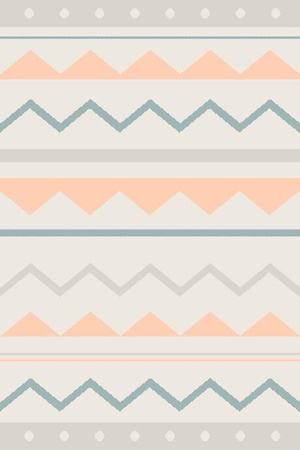 Dywan wełniany do salonu TRAILS Łosoś MAGIC