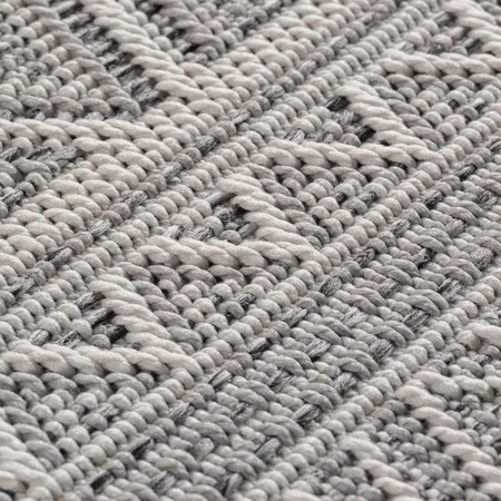 Dywan mata nowoczesny balkon, taras, patio ORNAMENTY Szary DESERT