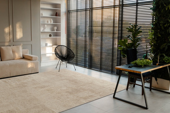 Dywan wełniany do salonu Agnella LIAN Jasny Beżowy ISFAHAN