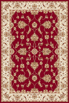 Dywan klasyczny do salonu BEGONIA Bordo STANDARD