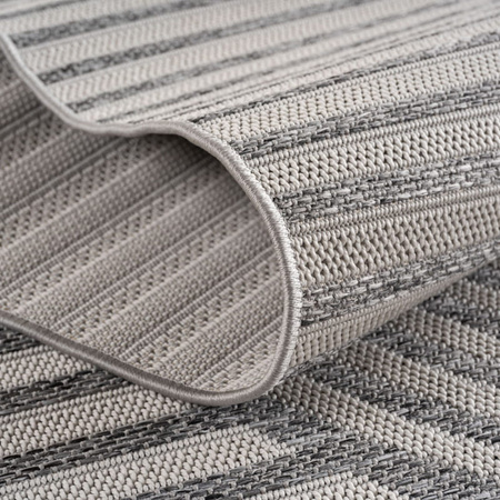 Dywan mata nowoczesny balkon, taras, patio FALAS Szary DESERT