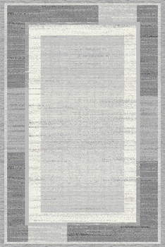 Dywan młodzieżowy do salonu TAPE Szary FREE