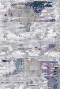Dywan nowoczesny do salonu Dywilan LUNA 7 Szaro Fioletowy PRESTO